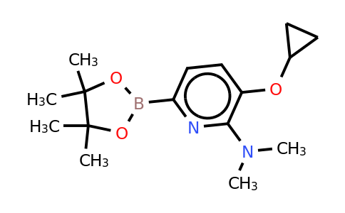 3-Cyclopropoxy-N,n-dimethyl-6-(4,4,5,5-tetramethyl-1,3,2-dioxaborolan-2-YL)pyridin-2-amine