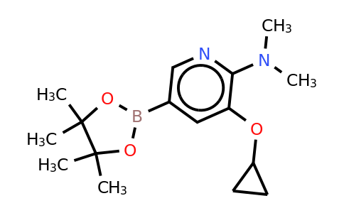 3-Cyclopropoxy-N,n-dimethyl-5-(4,4,5,5-tetramethyl-1,3,2-dioxaborolan-2-YL)pyridin-2-amine