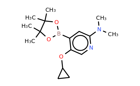 5-Cyclopropoxy-N,n-dimethyl-4-(4,4,5,5-tetramethyl-1,3,2-dioxaborolan-2-YL)pyridin-2-amine