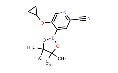 5-Cyclopropoxy-4-(4,4,5,5-tetramethyl-1,3,2-dioxaborolan-2-YL)picolinonitrile