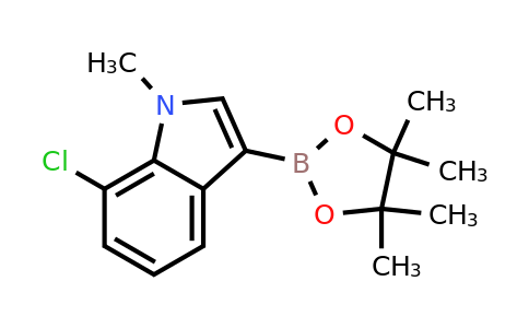 7-Chloro-1-methyl-3-(4,4,5,5-tetramethyl-1,3,2-dioxaborolan-2-YL)-indole