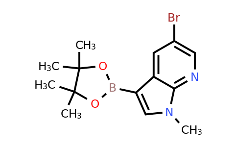 5-Bromo-1-methyl-3-(4,4,5,5-tetramethyl-1,3,2-dioxaborolan-2-YL)-pyrrolo[2,3-B]pyridine