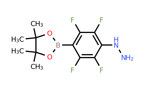 (2,3,5,6-Tetrafluoro-4-(4,4,5,5-tetramethyl-1,3,2-dioxaborolan-2-YL)phenyl)hydrazine