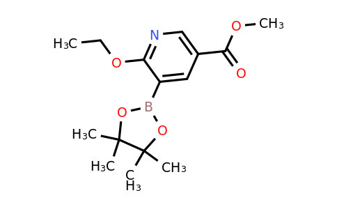 Methyl 6-ethoxy-5-(4,4,5,5-tetramethyl-1,3,2-dioxaborolan-2-YL)nicotinate