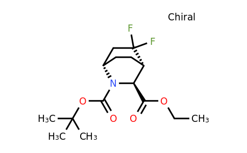 (1S,3S,4S)-2-Tert-butyl 3-ethyl 5,5-difluoro-2-azabicyclo[2.2.2]octane-2,3-dicarboxylate