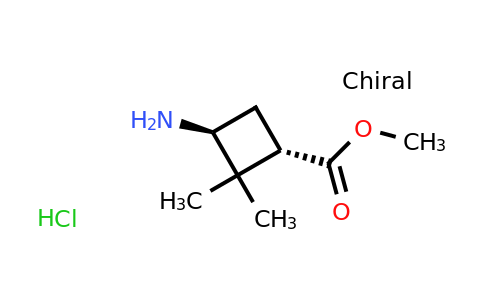 (1S,3S)-methyl 3-amino-2,2-dimethylcyclobutanecarboxylate hydrochloride