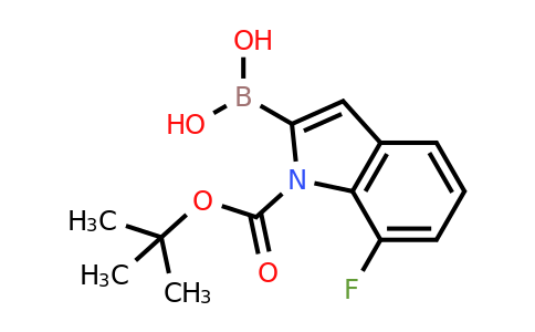 CAS 1000068-65-4 | 1-(tert-butoxycarbonyl)-7-fluoro-1H-indol-2-yl-2-boronic acid
