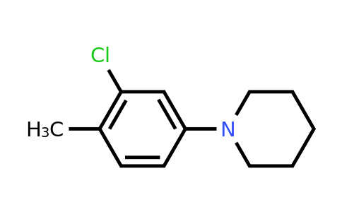 CAS 1000339-31-0 | 1-(3-Chloro-4-methylphenyl)piperidine