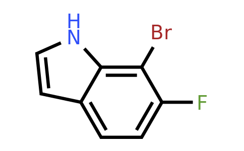 CAS 1000339-62-7 | 7-Bromo-6-fluoro-1H-indole
