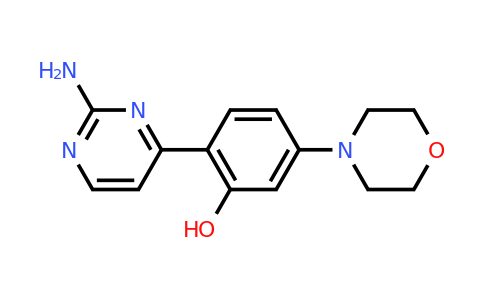 CAS 1000340-04-4 | 2-(2-Aminopyrimidin-4-yl)-5-morpholinophenol