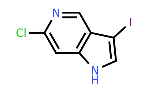 CAS 1000341-55-8 | 6-chloro-3-iodo-1H-pyrrolo[3,2-c]pyridine
