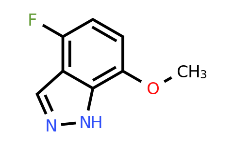 CAS 1000341-74-1 | 4-fluoro-7-methoxy-1H-indazole