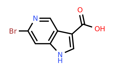 CAS 1000341-77-4 | 6-bromo-1H-pyrrolo[3,2-c]pyridine-3-carboxylic acid