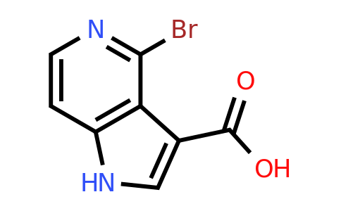CAS 1000341-79-6 | 4-bromo-1H-pyrrolo[3,2-c]pyridine-3-carboxylic acid