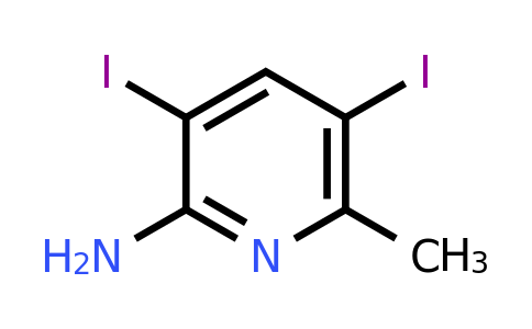 CAS 1000342-88-0 | 3,5-Diiodo-6-methylpyridin-2-amine