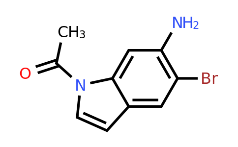 CAS 1000343-17-8 | 1-(6-amino-5-bromo-indol-1-yl)ethanone