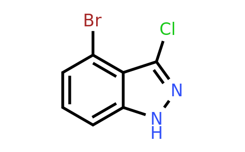 CAS 1000343-46-3 | 4-bromo-3-chloro-1H-indazole