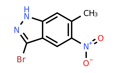 CAS 1000343-58-7 | 3-Bromo-6-methyl-5-nitro-1H-indazole