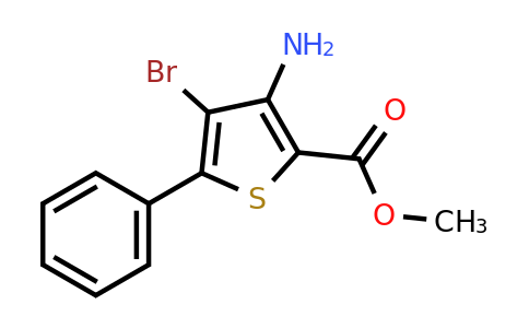 CAS 1000409-69-7 | Methyl 3-amino-4-bromo-5-phenylthiophene-2-carboxylate