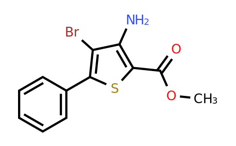 Methyl 3-amino-4-bromo-5-phenylthiophene-2-carboxylate