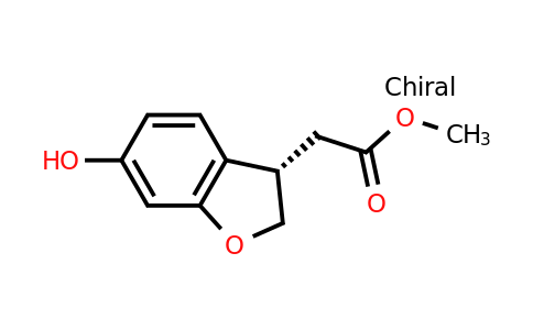 CAS 1000414-38-9 | methyl 2-[(3S)-6-hydroxy-2,3-dihydro-1-benzofuran-3-yl]acetate