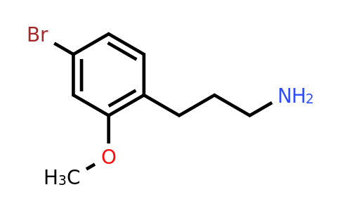 CAS 1000504-26-6 | 3-(4-bromo-2-methoxyphenyl)propan-1-amine