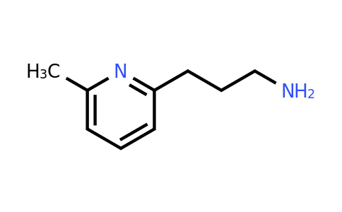 CAS 1000510-50-8 | 3-(6-Methylpyridin-2-YL)propan-1-amine