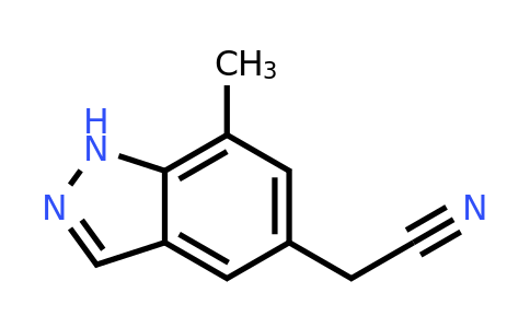 CAS 1000528-53-9 | 2-(7-Methyl-1H-indazol-5-YL)acetonitrile