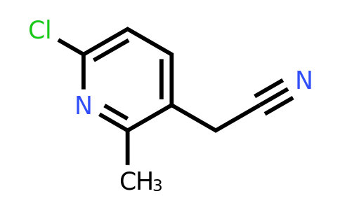 CAS 1000529-85-0 | 2-(6-chloro-2-methylpyridin-3-yl)acetonitrile