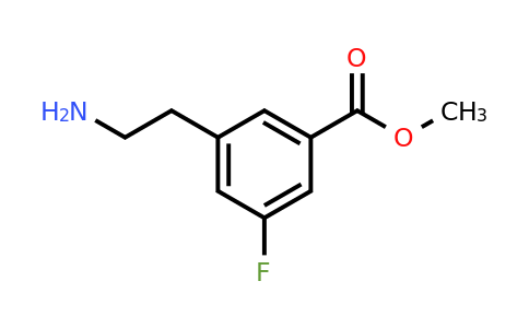 CAS 1000539-20-7 | Methyl 3-(2-aminoethyl)-5-fluorobenzoate
