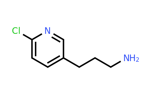 CAS 1000543-63-4 | 3-(6-Chloropyridin-3-YL)propan-1-amine