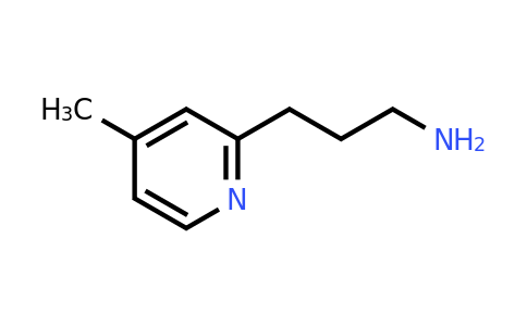 CAS 1000548-43-5 | 3-(4-Methyl-pyridin-2-YL)-propylamine