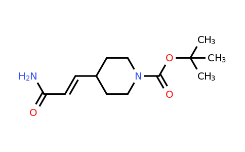 CAS 1000553-66-1 | tert-butyl 4-[(1E)-2-carbamoyleth-1-en-1-yl]piperidine-1-carboxylate