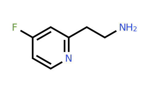 CAS 1000554-27-7 | 2-(4-Fluoro-pyridin-2-YL)-ethylamine