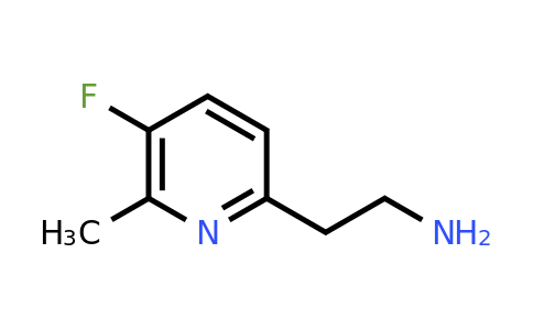 CAS 1000559-47-6 | 2-(5-Fluoro-6-methylpyridin-2-YL)ethan-1-amine