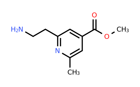 CAS 1000560-45-1 | Methyl 2-(2-aminoethyl)-6-methylisonicotinate
