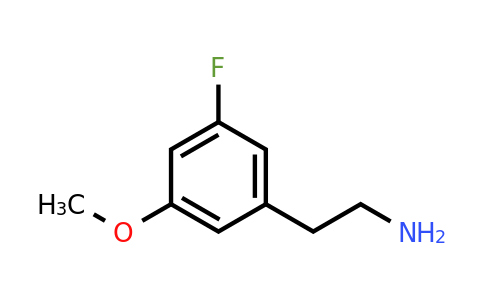 CAS 1000561-35-2 | 2-(3-Fluoro-5-methoxyphenyl)ethanamine