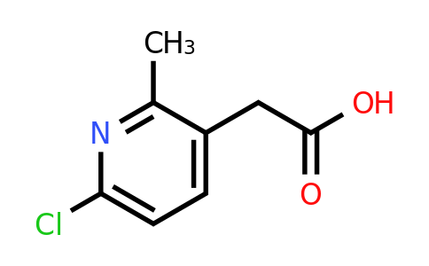 CAS 1000568-04-6 | 2-(6-chloro-2-methylpyridin-3-yl)acetic acid
