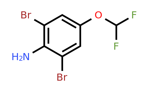 CAS 1000575-08-5 | 2,6-Dibromo-4-(difluoromethoxy)aniline