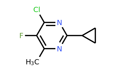 CAS 1000931-54-3 | 4-Chloro-2-cyclopropyl-5-fluoro-6-methylpyrimidine