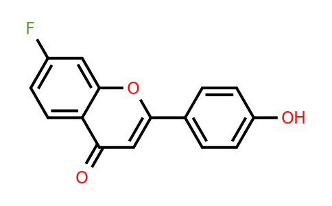 CAS 1000977-23-0 | 7-Fluoro-2-(4-hydroxyphenyl)-4H-chromen-4-one