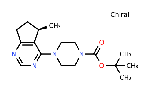 CAS 1001178-90-0 | (R)-tert-Butyl 4-(5-methyl-6,7-dihydro-5H-cyclopenta[d]pyrimidin-4-yl)piperazine-1-carboxylate
