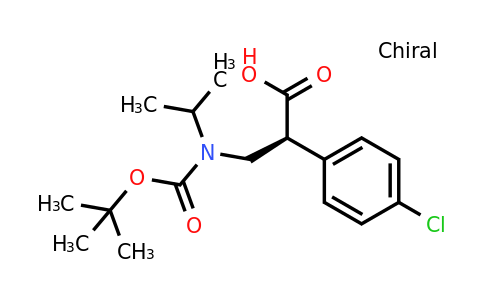 CAS 1001179-33-4 | (S)-3-((tert-butoxycarbonyl)(isopropyl)amino)-2-(4-chlorophenyl)propanoic acid