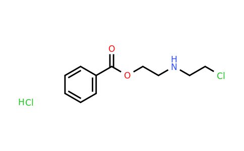 CAS 100129-68-8 | 2-[(2-Chloroethyl)amino]ethyl benzoate HCl