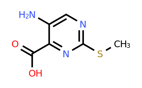 CAS 100130-05-0 | 5-Amino-2-(methylthio)pyrimidine-4-carboxylic acid