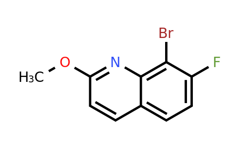 CAS 1001322-87-7 | 8-Bromo-7-fluoro-2-methoxyquinoline