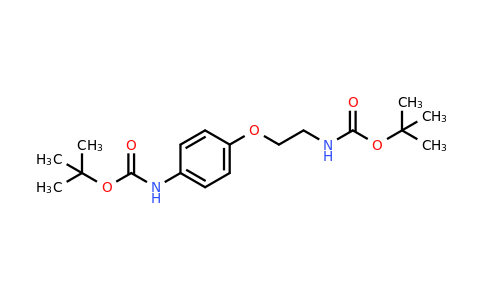 CAS 1001413-19-9 | 4-(2-(tert-Butoxycarbonyl)aminoethoxy)(tert-butoxycarbonyl)aniline