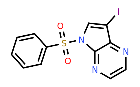 CAS 1001414-03-4 | 5-(benzenesulfonyl)-7-iodo-5H-pyrrolo[2,3-b]pyrazine