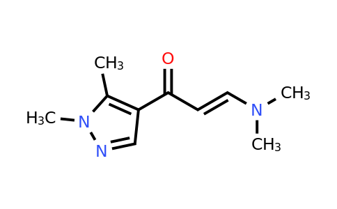 (2E)-1-(1,5-dimethyl-1H-pyrazol-4-yl)-3-(dimethylamino)prop-2-en-1-one