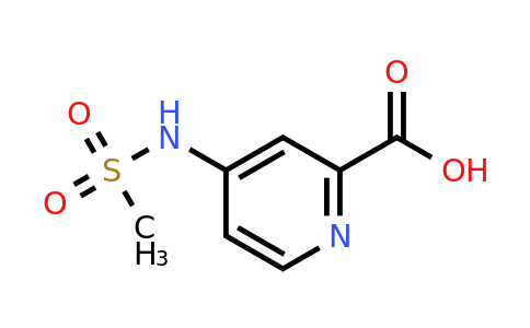 CAS 1001567-03-8 | 4-Methanesulfonamidopyridine-2-carboxylic acid